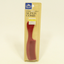 Vintage Goody Unbreakable Super Comb Red # 449/ 2 1982 NOS - £18.21 GBP