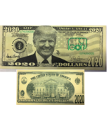 50 bills OF 2020 election FAKE TRICK DONALD TRUMP DOLLAR BILL play money dollars - $17.68