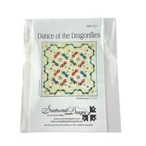 Southwind Design PATTERN Dance of the Dragonflies SWD-321 51&quot; x 51&quot; - $9.75