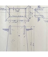 1949 Railroad Bangor Aroostook GRS Plan 54311-69 Foundation Blueprint J7... - $1,556.20 MXN