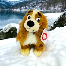 Goffa  7&quot; Tall Plush Stuffed Animal Gift NWT New Cocker Spaniel Dog Vintage - £18.64 GBP