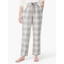 Joyspun Women&#39;s Print Lightweight Flannel Sleep Pants, Multicolor Size S... - £12.36 GBP