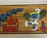 The Smurfs Trading Card 1982 #35 Yea Team Smurfette - £1.93 GBP