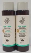 Lot Of 2 Soapbox Tea Tree Clean &amp; Purify Conditioner with Shea Butter, 16 oz - £23.48 GBP