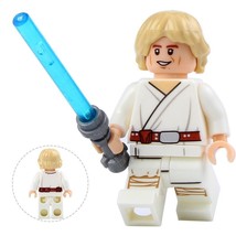 Young Luke Skywalker with Lightsaber Star Wars A New Hope Minifigure Toy - $2.90