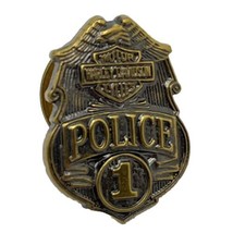 Harley Davidson Motorcycles Police Department Law Enforcement Lapel Hat Pin - £11.97 GBP