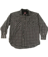 West Coast Choppers Flannel Shirt Jesse James Snap Plaid Western Men L 4... - £19.09 GBP