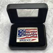 Speedo Bound For Glory United States Olympics USA Olympic Games Lapel Ha... - $11.95