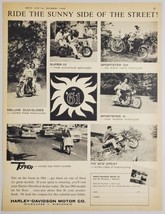 1960 Print Ad Harley Davidson Motorcycles &amp; Motor Scooters 6 Models Milwaukee,WI - $17.08