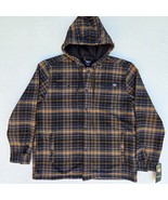 DICKIES Flannel JACKET MENS LARGE SNAPS HOODED THICK GOOD QUALITY GREY B... - $1,083.99 MXN