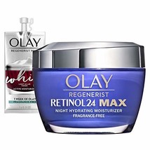 Olay Regenerist Retinol 24 Max Moisturizer, Retinol 24 Max Hydrating Night Face  - £40.75 GBP