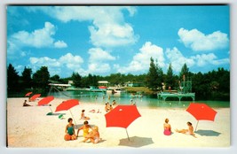 Postcard Weeki Wachee Springs Florida Swimsuit Women Beach Mermaids Chrome - £15.32 GBP