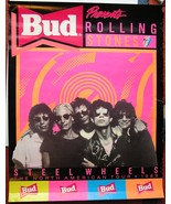 Budweiser Steel Wheels Tour 1989 North American Tour 26*22 Inch Large Po... - £38.76 GBP