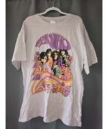 The Who Classic Rock World Tour Psychedelic T-Shirt Men&#39;s Size S/M Purple - $14.85