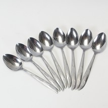 Castle Court Wheat Teaspoons CCS Japan 6&quot; Stainless Lot of 8 - $26.45