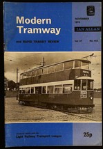 Modern Tramway and Light Railway Review Magazine November 1974 mbox3657/i Vol.37 - £3.92 GBP