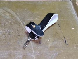 1pcs Soviet Army Leather Belt hanger for Bayonet Suspension Strap BLACK,NEW - $26.09
