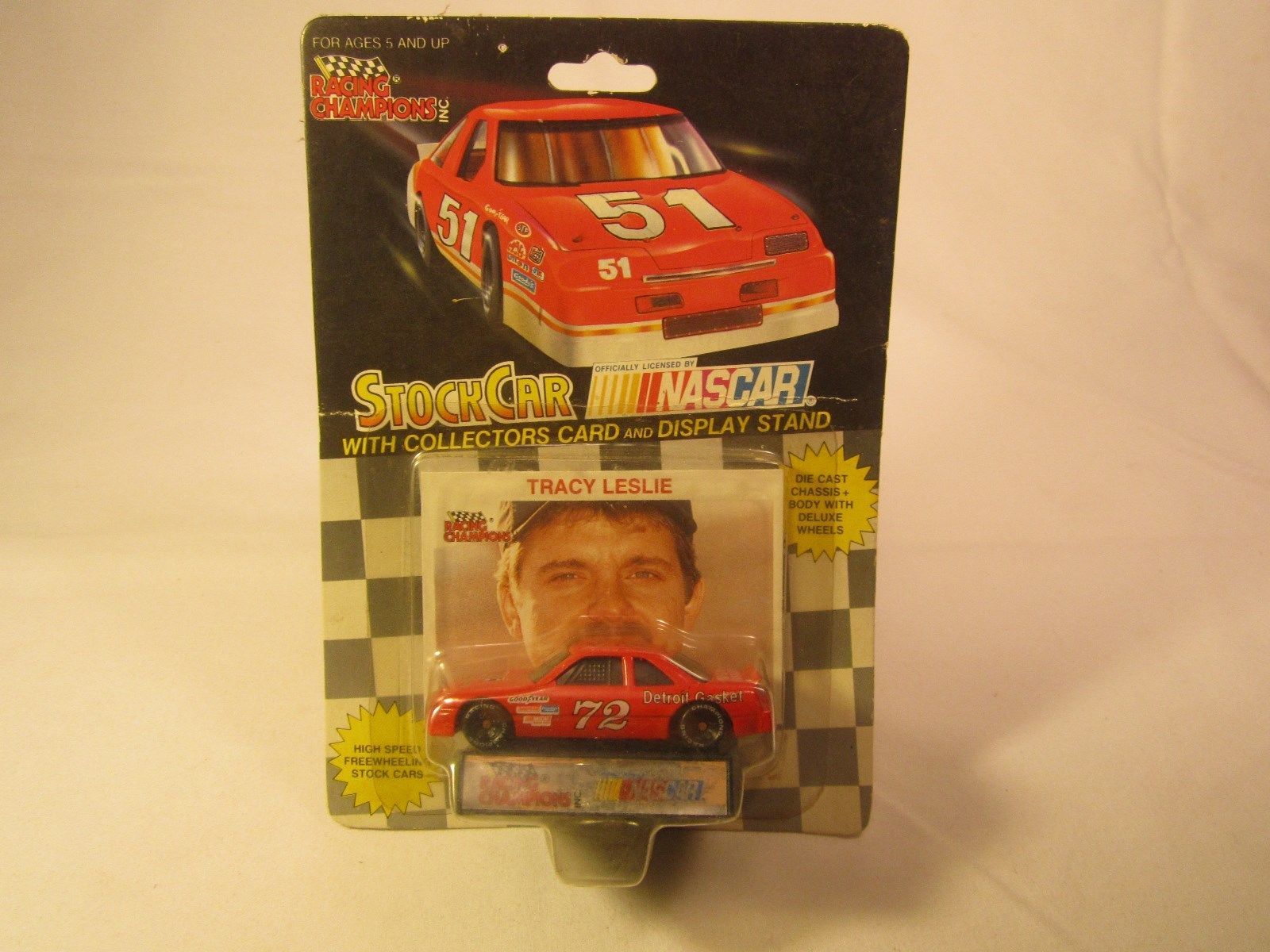 Primary image for *New* RACING CHAMPIONS 1:64 Scale Car #72 TRACY LESLIE Detroit.. 1991 [Z165g]