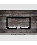 1989 Car Year License Plate Frame - $14.95