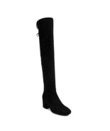 Sugar Womens 8.5 M Black Microsuede Zip Up Over The Knee Boots NIB YA8 - $39.19