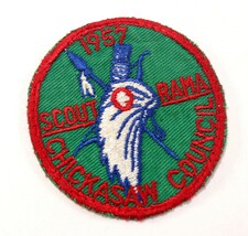 Vintage 1957 Scout-O-Rama Chickasaw Council Boy Scouts of America BSA Patch - $156.81 MXN Vintage 1957 Scout-O-Rama Chickasaw Council Boy Scouts of America BSA Patch - $156.81 MXN