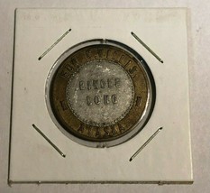 1899 Alaska Trade Token Coin EDW. C Willis Bingle Long .25 Cents. - £118.69 GBP