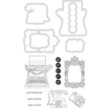 Decorative Dies and Stamp Set Hello - $1,005.68 MXN