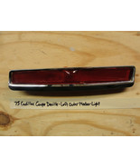 75 Cadillac Coupe DeVille REAR SIDE MARKER BUMPER LIGHT (LEFT OUTER) 594... - £37.24 GBP