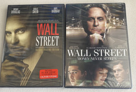Oliver Stone’s “Wall Street” And Money Never Sleeps Michael Douglas DVD New - £9.33 GBP