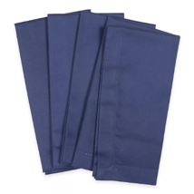Fete Blue Napkins 20x20&quot; Set of 4 Holiday Summer Beach House Outdoor Cotton - £19.57 GBP