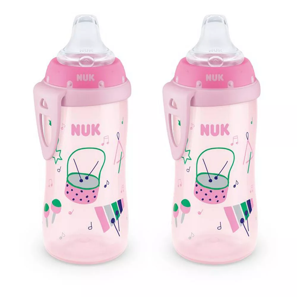 NUK Active Cup 10 oz, 2-Pack – Pink, Spill-Proof Toddler Cup, BPA-Free - $67.90 CAD