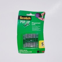 1 Pack Of 5 Scotch Pop-Up Tape Refills 375 Strips (75/Pad, 5 Pads)  Sealed - £34.12 GBP