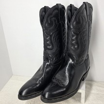Guide Gear 12&quot; Cowboy Boots Men&#39;s SIZE 11 Black Leather Western 223925-103 - $1,156.21 MXN