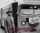 Martin Luther King Jr. in front Montgomery Bus after Boycott B&amp;W 8x10 Photo - £7.01 GBP