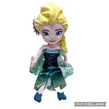 Kohl&#39;s Cares Disney Frozen 2 ELSA Princess Doll Green Gown 16&quot; Plush Toy... - $11.85