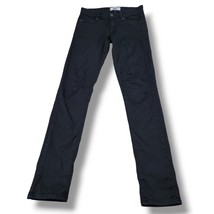 Paige Jeans Size 24 W27xL31 Paige Verdugo Ultra Skinny Jeans Stretch Black Denim - £26.22 GBP