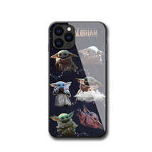 Star Wars Baby Yoda Design 10, Tempered Glass Apple iPhone Cases - 13 12 11 X XR - £17.53 GBP