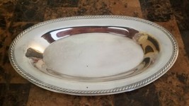 Silver Serving Tray 12X7 By International Silver Co. #674 - £4.62 GBP