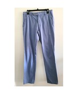 J McLaughlin Mens Blue Straight Leg Chino Pants Trousers Size 31x34 - $61.54 CAD