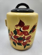 Vintage McCoy Flower Cookie Jar - 10&quot; - £3.91 GBP