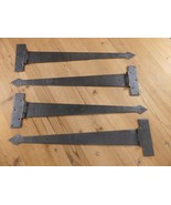 4 LARGE Strap T Hinges 24&quot; Long Tee Hand Forged Gate Barn Rustic Medieva... - €112,50 EUR