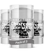Charcoal Clay Mask Stick Set Purifying Face Mask Replenishing Moisture D... - £19.32 GBP