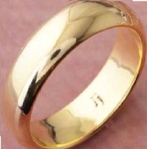 14K Yellow Gold Filled Women/Men Wedding Ring Band (3.5mm,6mm). Size 7 8,9,10,11 - £17.19 GBP