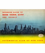 New York City and Vininty AAA Members map and guide (1958) - €4,22 EUR