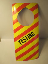 vintage Teacher Classroom Supplies: 10&quot;x4&quot; Door Hanger - Testing / Playground - £3.99 GBP