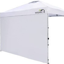 Hisinly Instant Canopy Tent Sidewalls for 10x10 Pop Up Canopy, 1 Piece Sidewall - £31.96 GBP