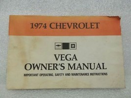 1974 VEGA Owners Manual 16034 - £13.42 GBP