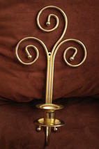 Home Interiors &amp; Gifts Cascading Curls Sconce Candle Holder Homco - $8.00
