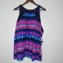 Swimsuits for All One Piece 34 Plus Size Tankini Purple Geometric Print ... - $34.66 CAD