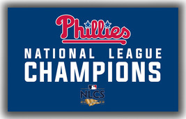Philadelphia Phillies Baseball Team National League Champions Flag 90x15... - £11.75 GBP